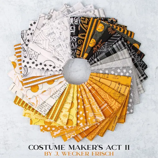 Costume Collage in White (cd16005-white) | Costume Maker's Act II | J Wecker Frisch | Riley Blake {2}