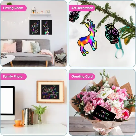 Scratch Paper Art Set {4}