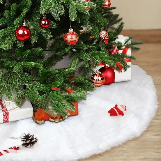 35 Inches Christmas Tree Skirt for Holiday,Home Decoration, Displaying Presents {3}