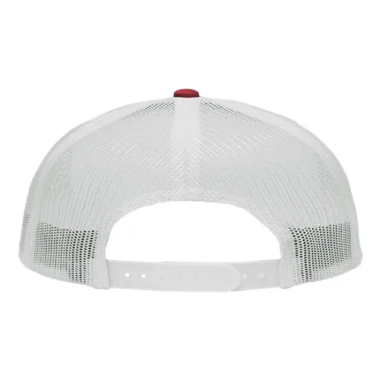 Sportsman&reg; Lo Pro Mesh Back Trucker Cap Breathable Classic Fit Chino Cardinal/ Whit {2}