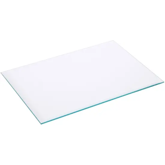 Plymor 7" x 10" Rectangle, 5mm Thick Beveled Clear Glass {1}
