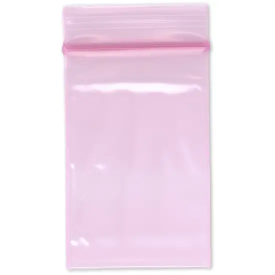 Plymor 2" x 3" (Pack of 100), 4 Mil Heavy Duty Anti-Static Zipper Reclosable Plastic Bags {1}