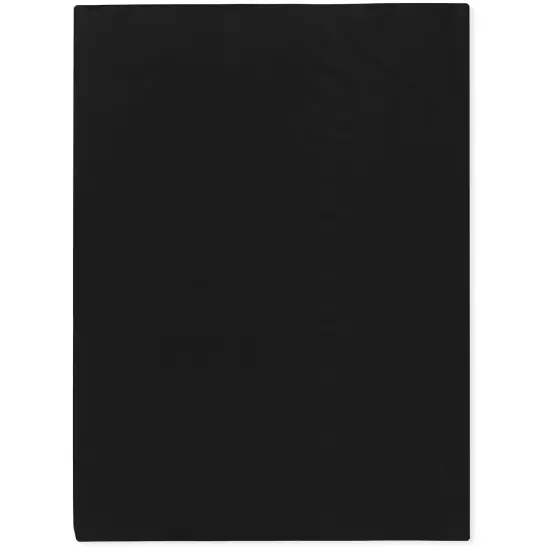 Plymor 9" x 12", Black 2 Mil Flat Open Plastic Poly Bags {1}