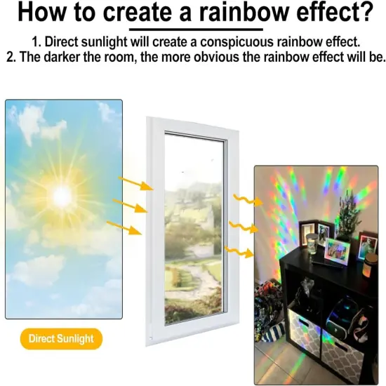 21PCS Fairy and Moon Window Clings - Anti-Collision Window Decals {5}