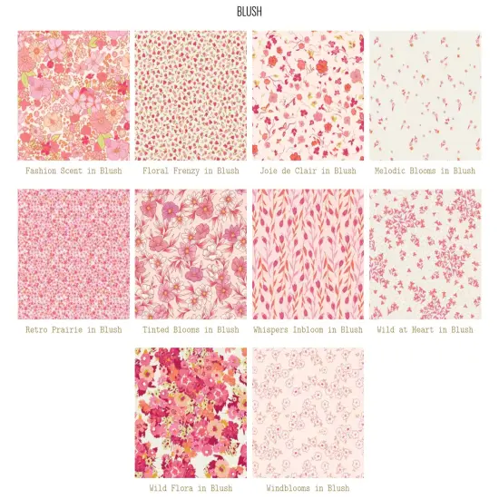 Bloomcore Fat Quarter Bundle in Blush byfor Art Gallery (FQWBLC2) {3}
