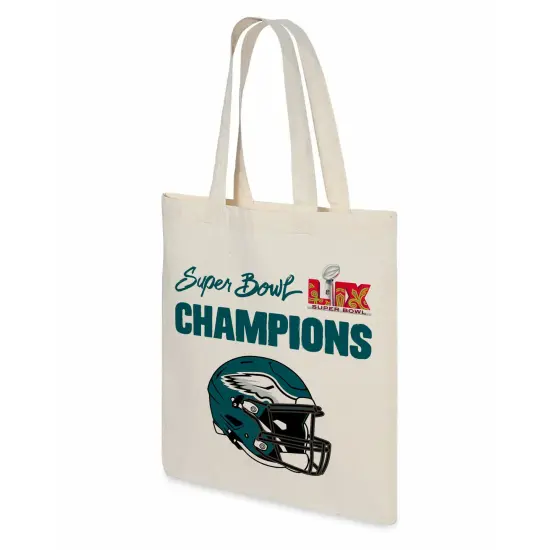 NFL Philadelphia Eagles 2025 Super Bowl LIX Mardi Canvas Tote 14X15 Inches {2}