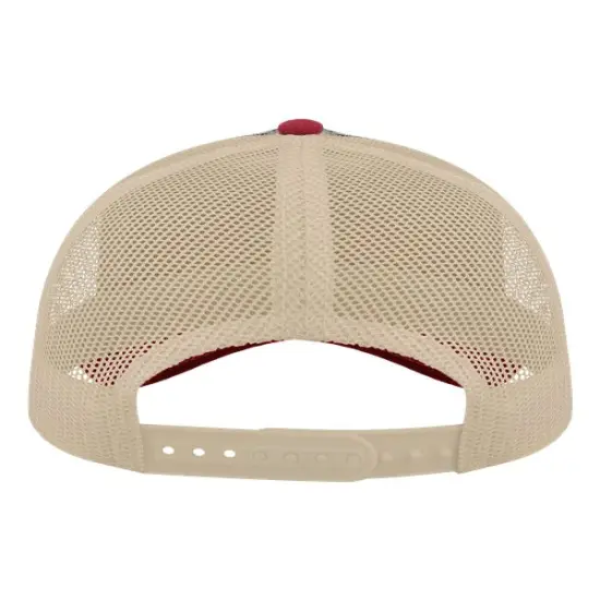 Atlantis Headwear&reg; Sustainable Canvas Ca Navy/Burgundy/Khaki {2}