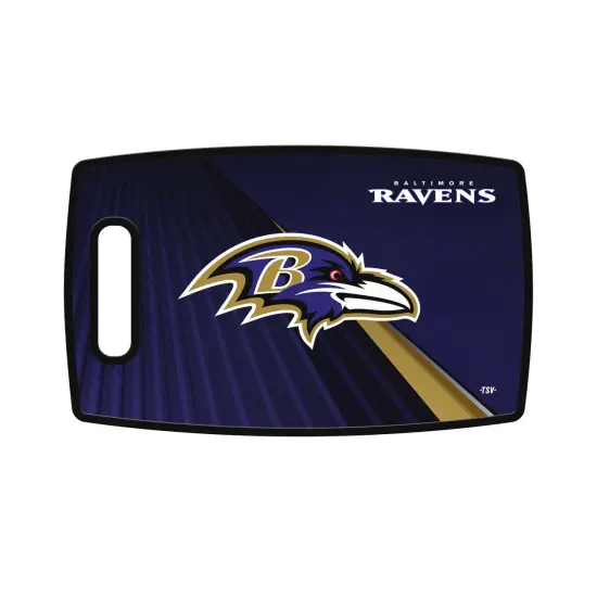 Sports Vault NFL Baltimore Ravens Large Cutting Board, 14.5" x 9" {1}