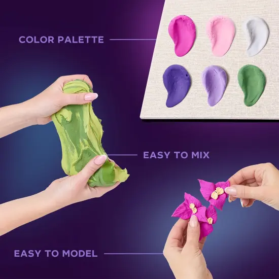 OKTO Sensory Art 3D Woodcraft &ldquo;Inspiration&rdquo; &ndash; Succulent Craft Kit {5}