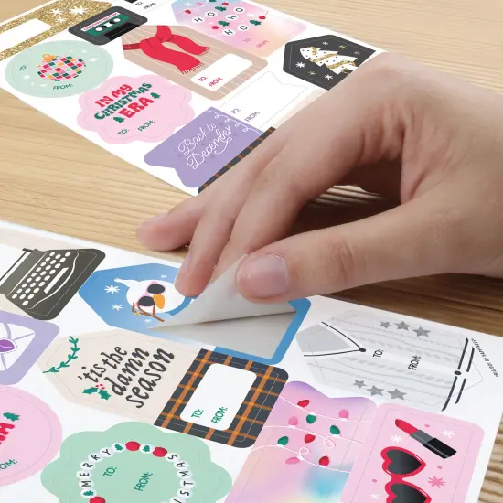 Big Dot of Happiness In My Christmas Era To and From Stickers, Assorted Gift Labels, Xmas Labels, To and From Christmas Gift Stickers, 12 Sheets, 120 Stickers {5}