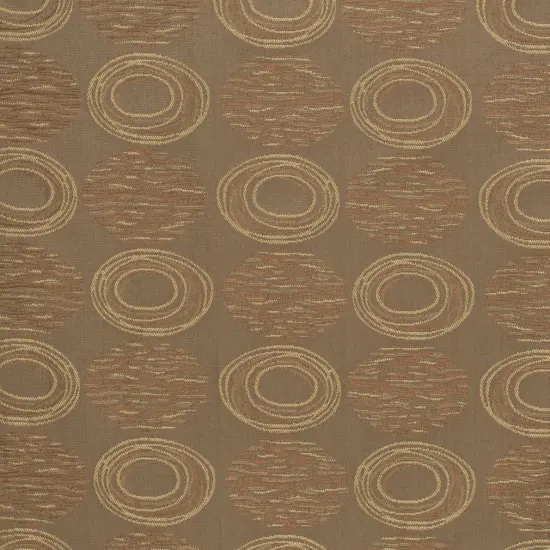 Chestnut - Brown AbstractGeometric Upholstery Fabric 54 Inches" {1}