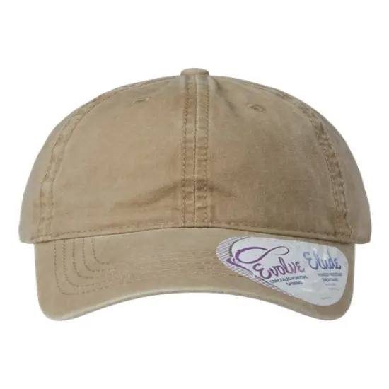 Infinity Her&reg; Women's Pigment Dyed with Fashion Undervisor Cap Khaki/ Camo {1}
