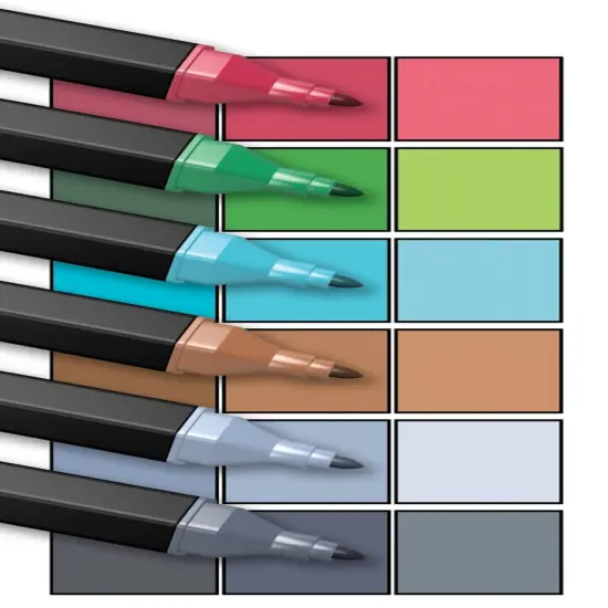 Spectrum Noir TriBlend Alcohol Markers Festive Scenes (6 pen - 18 shade set) {2}