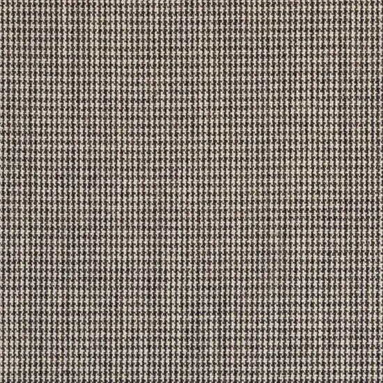 Mini Check Walnut - Brown Check & Houndstooth,Plain & Solid,Small Scale Upholstery Fabric 54 Inches" {1}