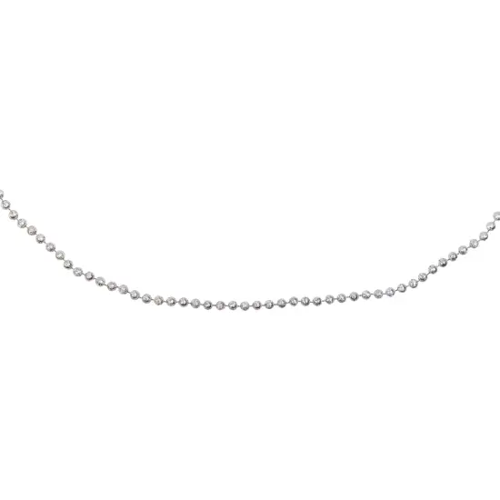 Northlight Lame Beaded Christmas Garland - 15' x .25" - Celestial Silver - Unlit {6}