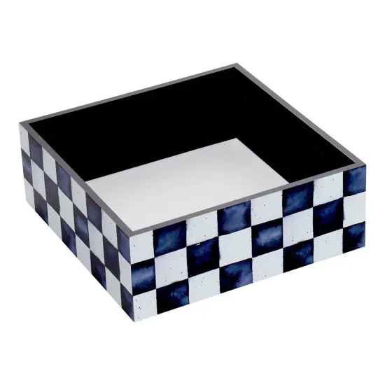 Chic Checkered Napkin Holder {2}