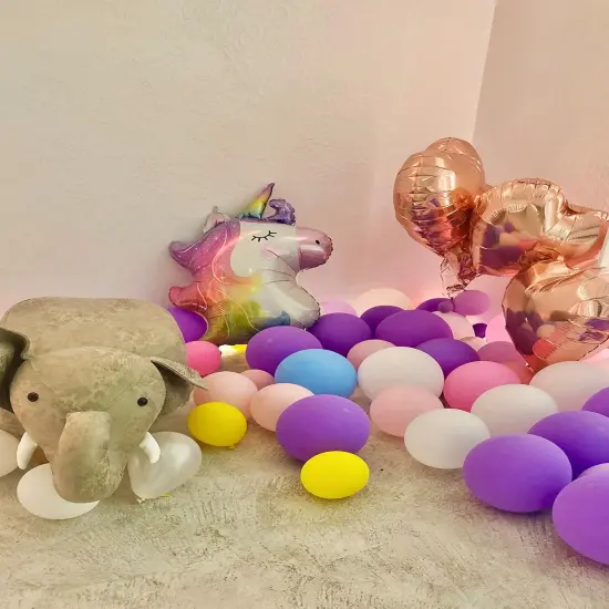 Unicorn Balloons Unicorn Birthday Party Decorations for Girls with Heart Star Rainbow Balloons Wedding Baby Shower Unicorn Party Supplies (Number 5) {5}