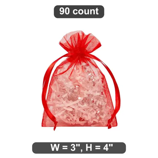 3" x 4" Organza Bag Perfect for Small Jewelry Gifts {1}