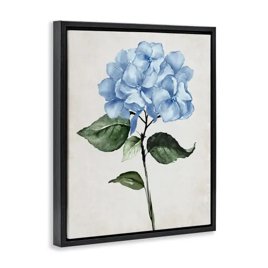 Stupell Industries Blue Hydrangea Stem Floating Frame By Val Rhodes {3}