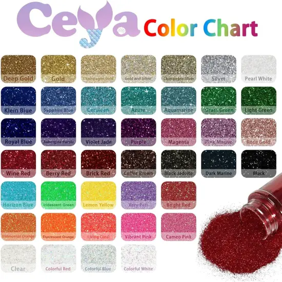 Ceya 3.8oz/ 110g Ultra Fine Glitter Powder Wine Red Glitter 1/128&rdquo; 0.008&rdquo; 0.2mm for Slime Epoxy Resin Craft Tumbler Jewelry Nail {3}