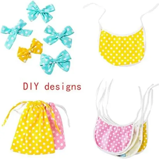 50Pcs 9.84" x 9.84"(25 * 25CM) Cotton Fabric DIY Making Supplies Quilting {4}