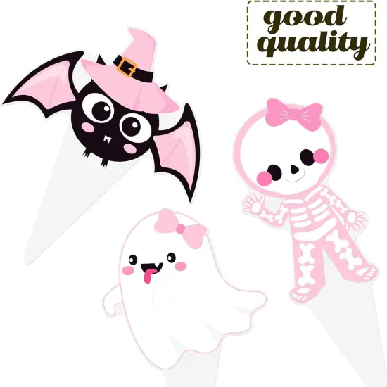 48Pcs Helloween Cupcake Toppers {4}