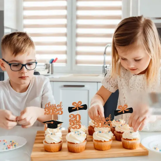 Graduation Theme Cupcake Toppers {6}