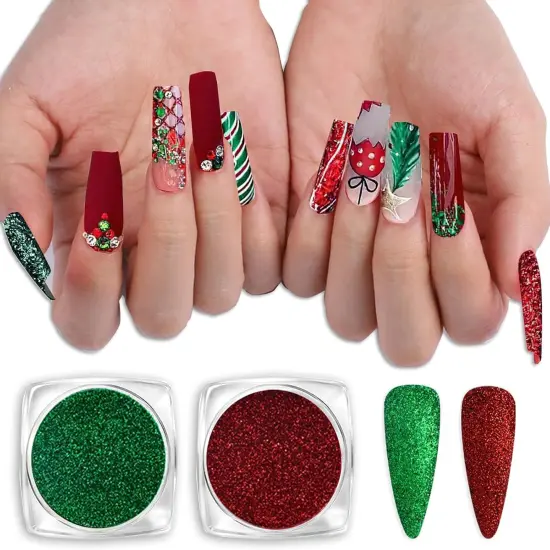 Shiny Nail Art Chrome Powder Glitter {1}