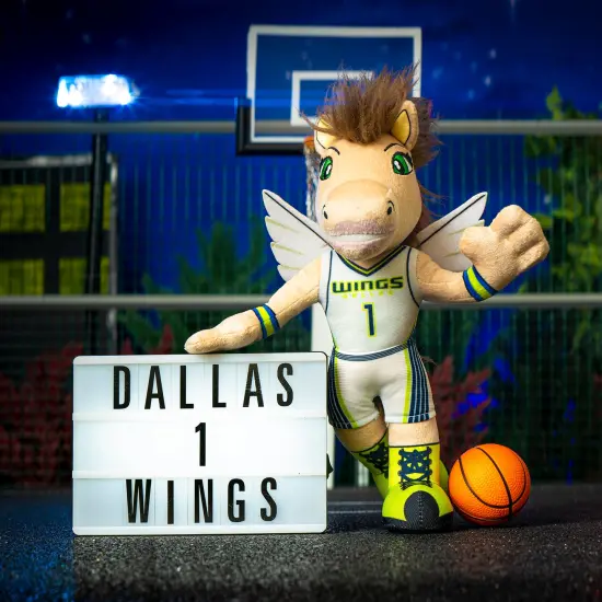Bleacher Creatures Dallas Wings Lightning 10" Mascot Plush Figure (Heroine Jersey) {2}