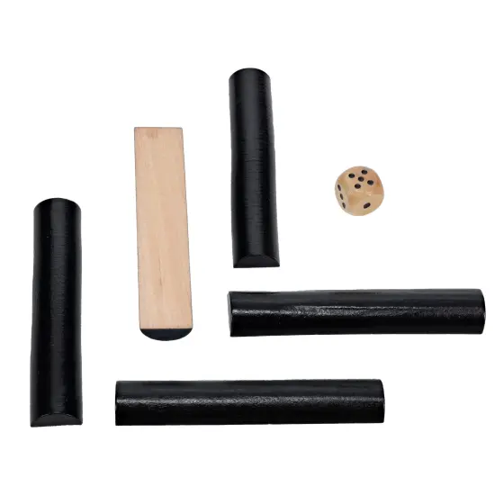 WE Games Replacement Wooden Game Pieces for Senet Board Game {4}