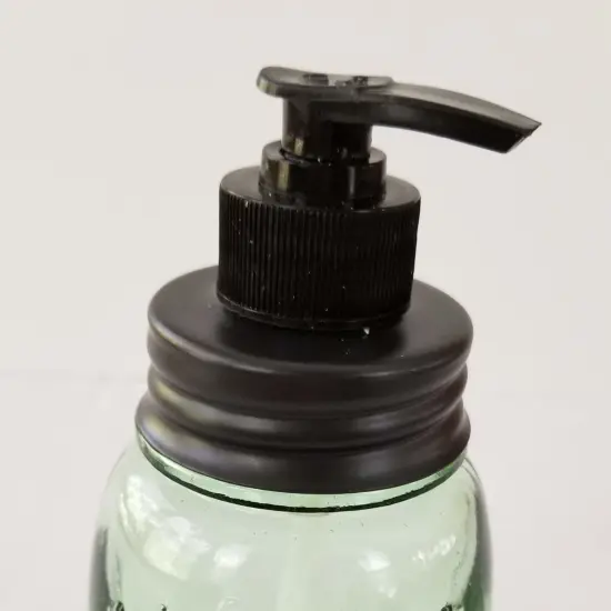 Colonial Tin Works Rustic Style Pump and Lid for Do It Yourself Mason Jar Soap Dispenser Black {4}
