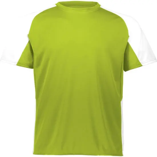 Augusta Sportswear&reg; Youth Cutter Jersey LIME/ WHITE {1}