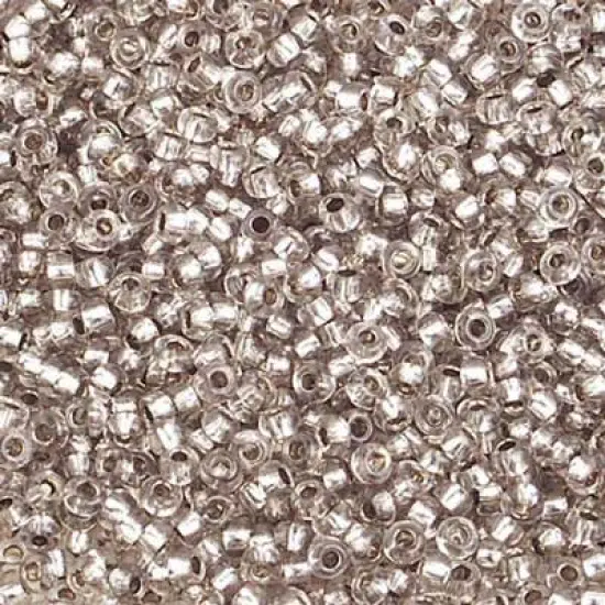 John Bead 10/0 Silver Lined Solgel Czech Glass Seed Beads, 500g Light Gray {1}