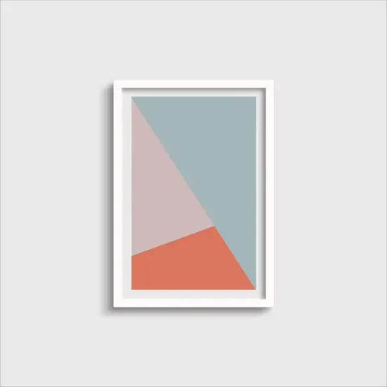 Color Block Modern Art Print XI {1}
