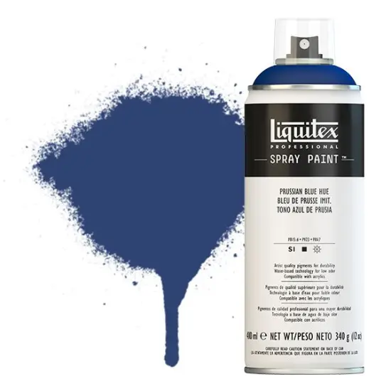 Liquitex Professional Spray Paint 400ml Can - Prussian Blue Hue {1}