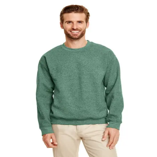Gildan&reg; Adult Heavy Blend Fleece Crew HTH SP DRK GREEN {1}