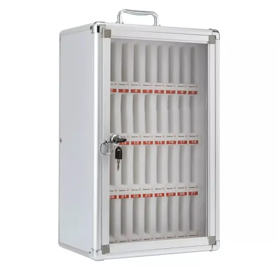 36 Slots Cell Phone Storage Station Locker Cell Phones Cabinet Box Lockable Keys {1}