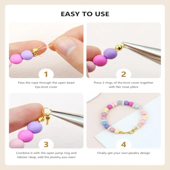 460 Pcs Jewelry Making Accessories 60 Pieces Lobster Claw Clasps(Gold, Platinum) {4}