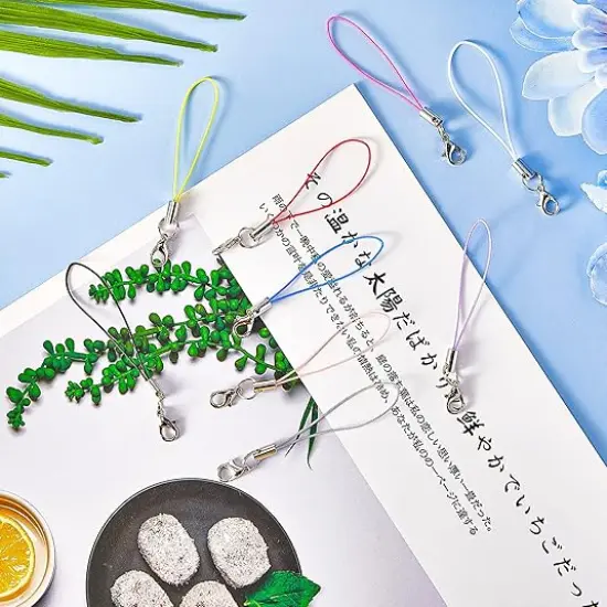 Lobster Clasp Cords Clasp Cord Strap Charm Lariat Lanyard Mini Lariat Strap {4}