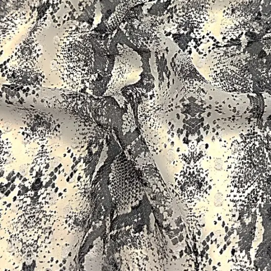 1 Yard Black Poly Clip Dot Chiffon Lightweight Sheer Apparel Fabric 57/58" Wide {1}