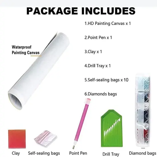 Dragon Diamond Painting Kits - 12x16 Inch (BB10273) {4}