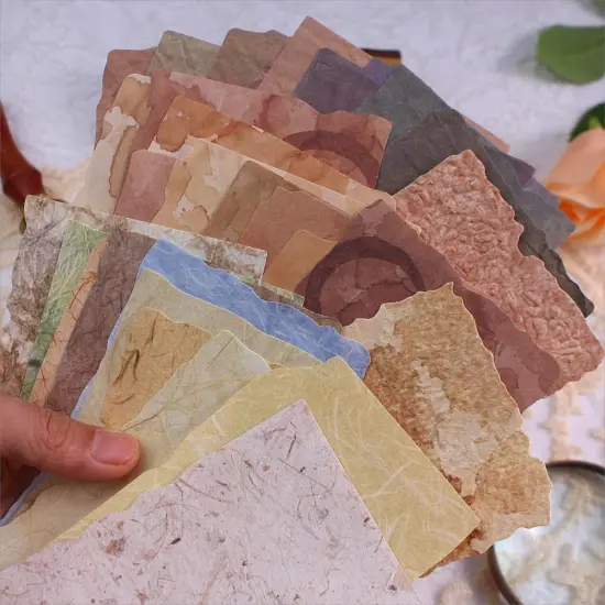 84 Sheets Textured & 3D Embossed Scrapbook Paper Set - Vintage {4}