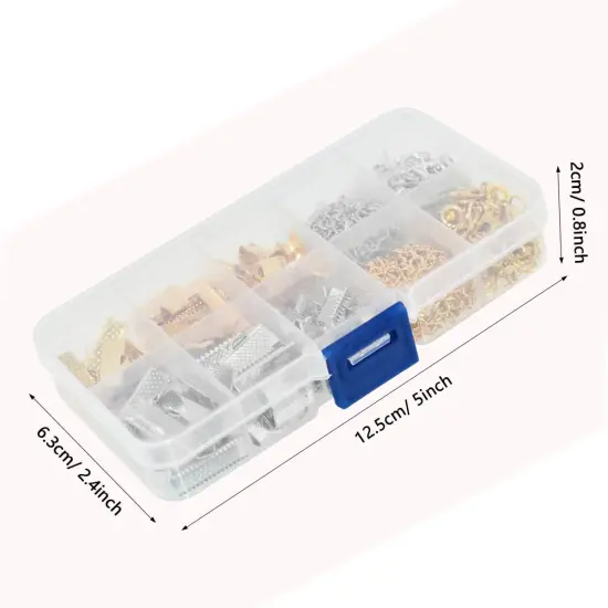 373Pcs Ribbon Bracelet Kit for Jewelry Making Ribbon(Gold and Silver) {4}