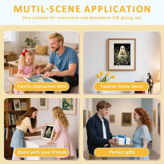 Halloween Ghost Flower Diamond Art Kits {5}