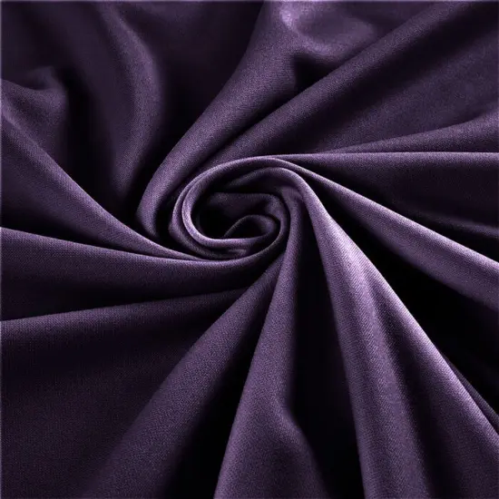 1 Yard Soft Crepe Textured Techno Scuba Knit Fabric with Stretch Plum {1}