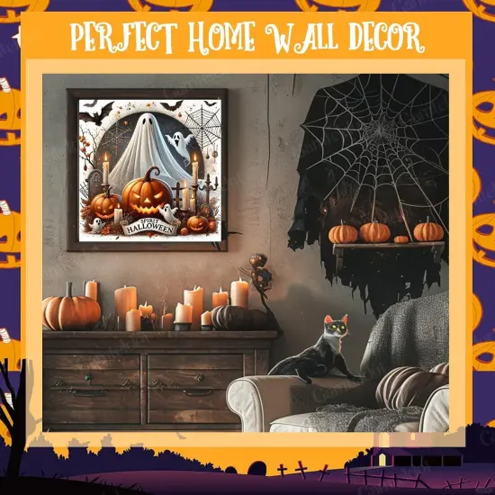 Halloween Ghost Pumpkin Diamond Art Painting Kits {2}