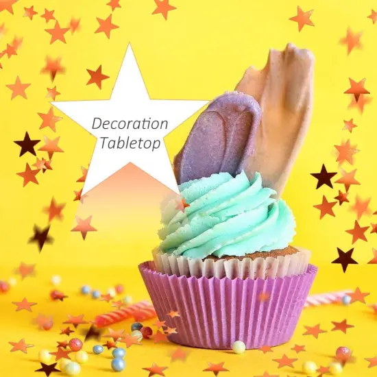 60g Star Confetti Metallic Foil Stars Table Confetti Metallic Foil Stars Sequin {3}