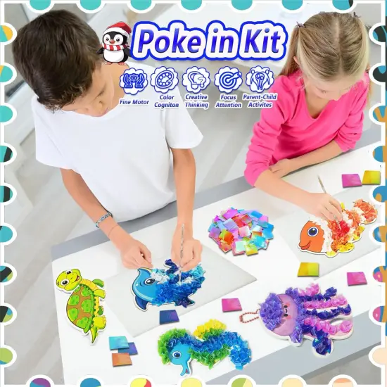Mess-Free Poke Art for Kids {4}