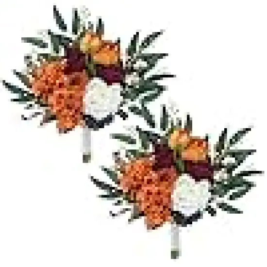 Wedding Bouquets for Bridesmaids Burnt Orange Bridesmaid {1}