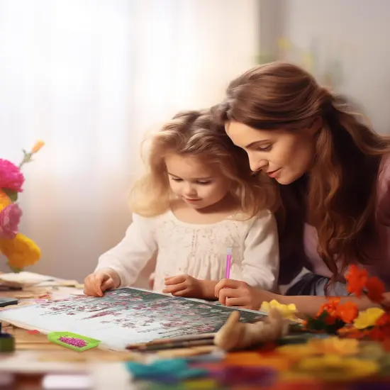 Diamond Art Pink Flower 16x20inch {3}